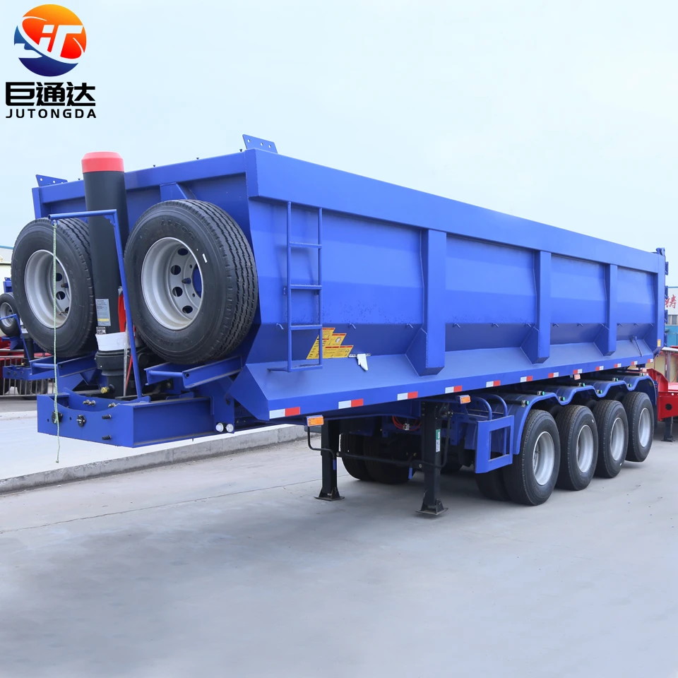 4 Axles Heavy Duty BAKE DUMP TRAILER