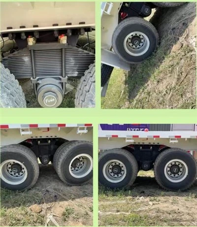 Singpoängsupphängningsbehållare Flatbed Semitrailers