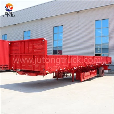 Tri Axle Sidovägg Semi Trailer